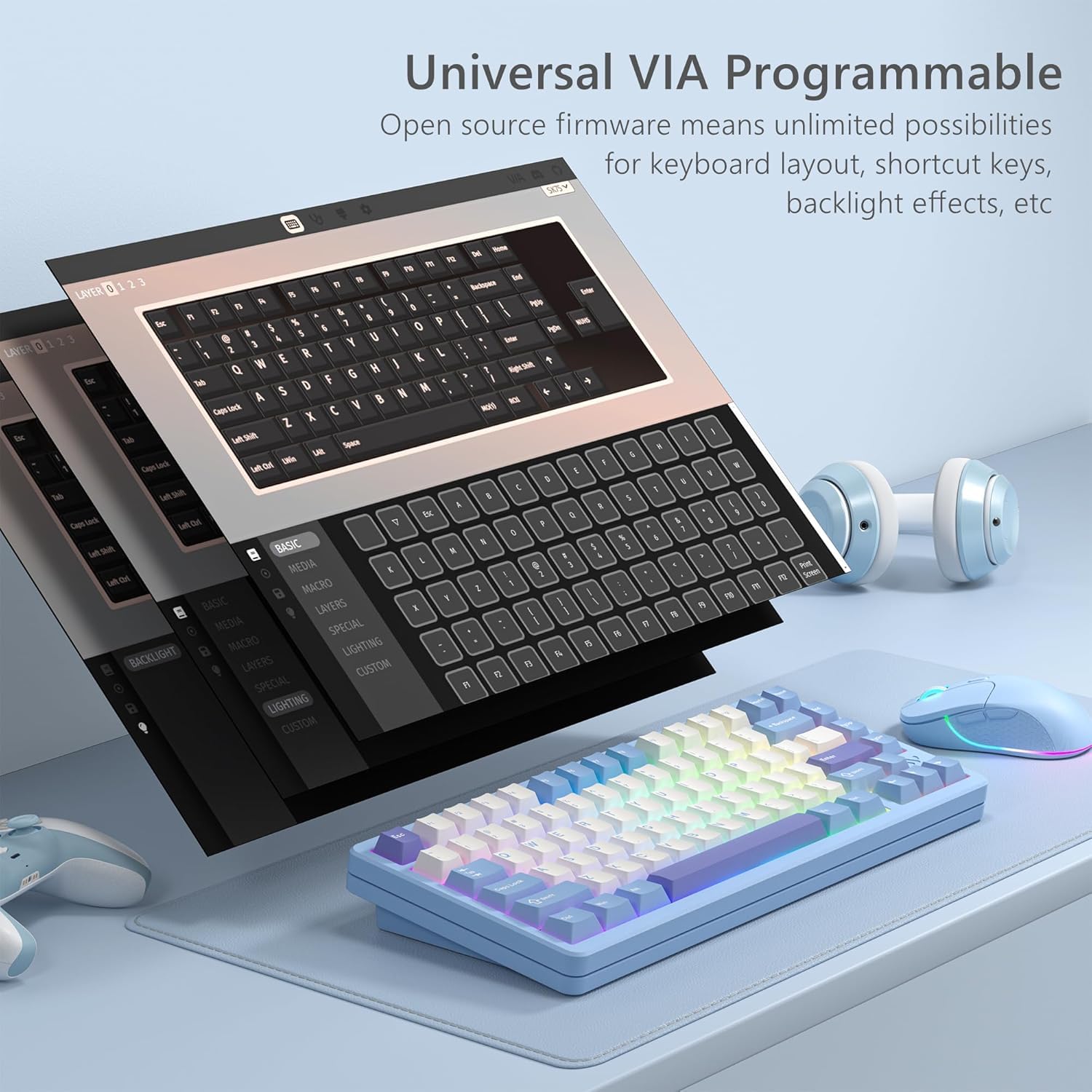 Amazon | ラピッドトリガー キーボード Womier SK75 ゲーミング
